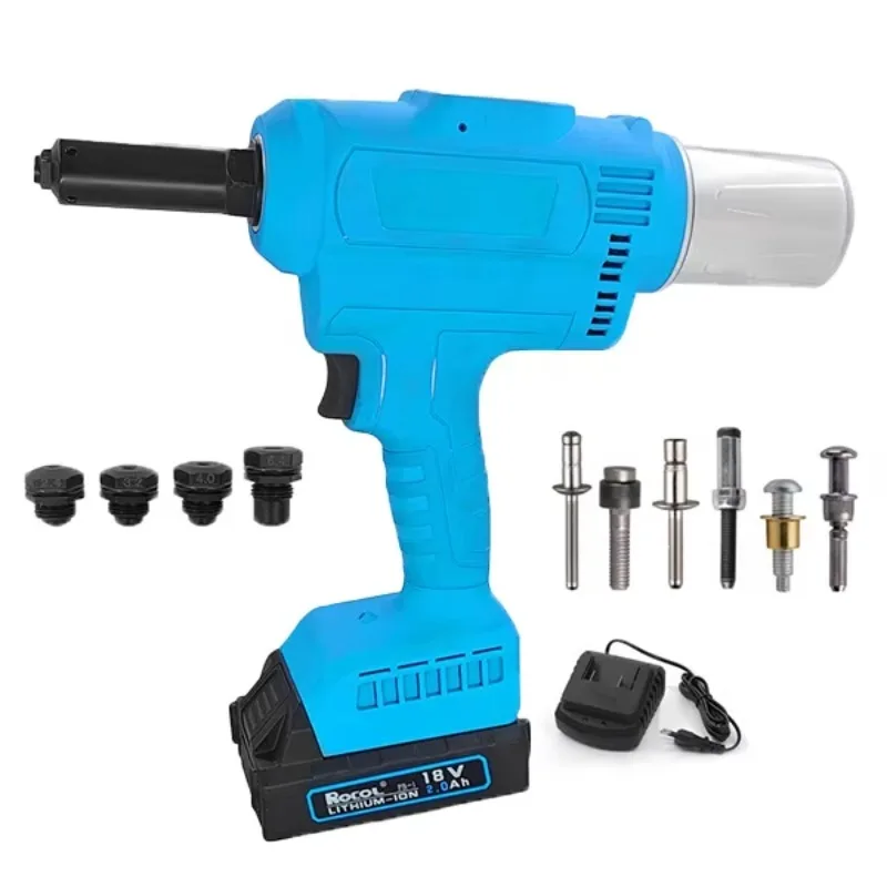 

【specialized】ROCOL RL-HD6 Industrial Cordless Rivet Nut Tool | 18V Lithium Battery Brushless Motor Riveter | Tools Set Box for M