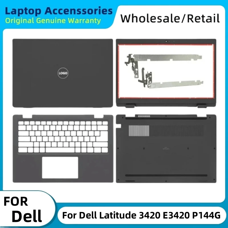 New Original For Latitude 3420 E3420 P144G Laptop LCD Back Cover Front Bezel Palmrest Bottom Case Hinges 03NVYX 02935X