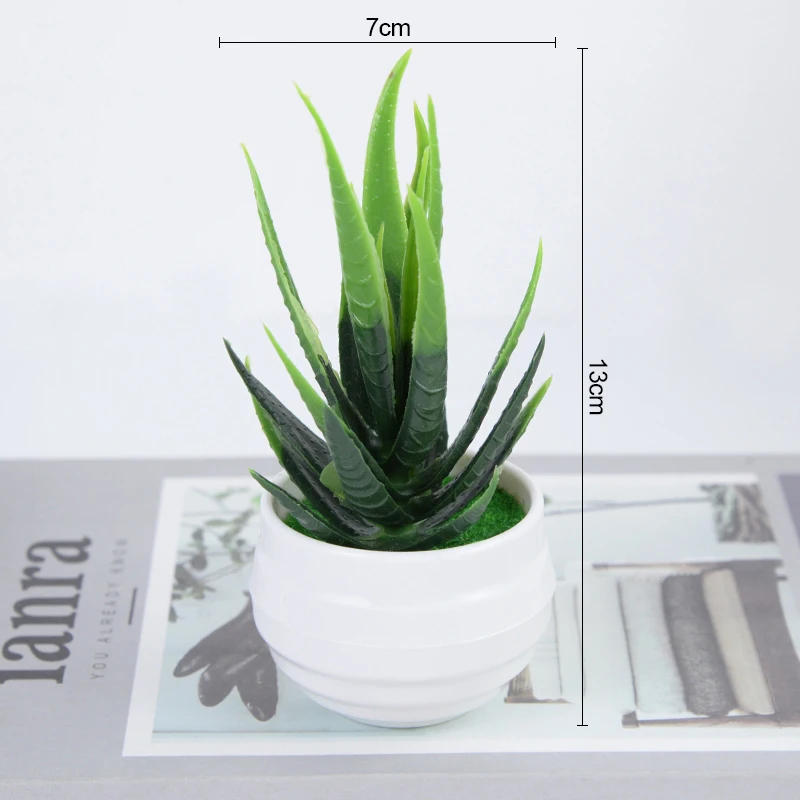 Artificial Mini Bonsai Potted Small Tree Fake Plant Ornament