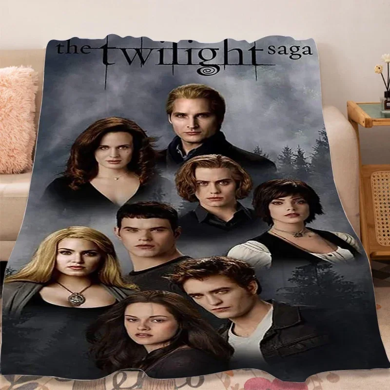 

Флисовое одеяло для дивана, зимнее пушистое мягкое одеяло B-Twilight B-Saga, королевский размер, постельное белье из микрофибры, теплые пледы для кемпинга на заказ