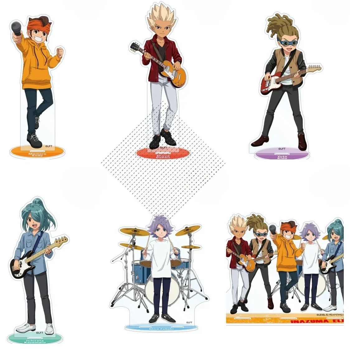 Figuras de acción de INAZUMA ELEVEN 11, muñecos de acrílico de Anime, Shuya, Goenji, Endo Mamoru, Ichirota, Kazemaru, juguete de Cosplay para regalo