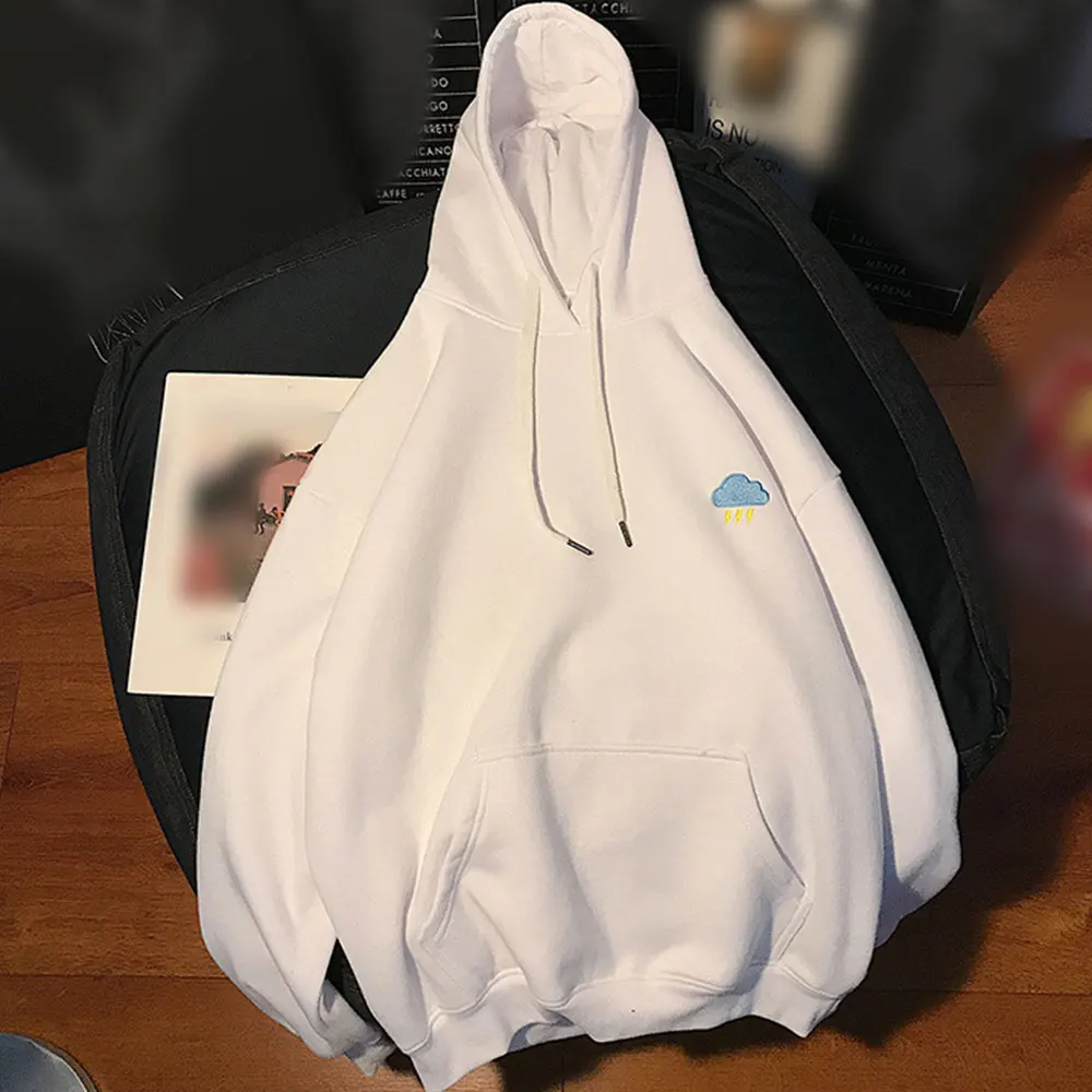 เสื้อฮู้ดแฟชั่นลำลองผ้าฟลีซพิมพ์ลาย รุ่นใหม่ล่าสุด ปี 2025