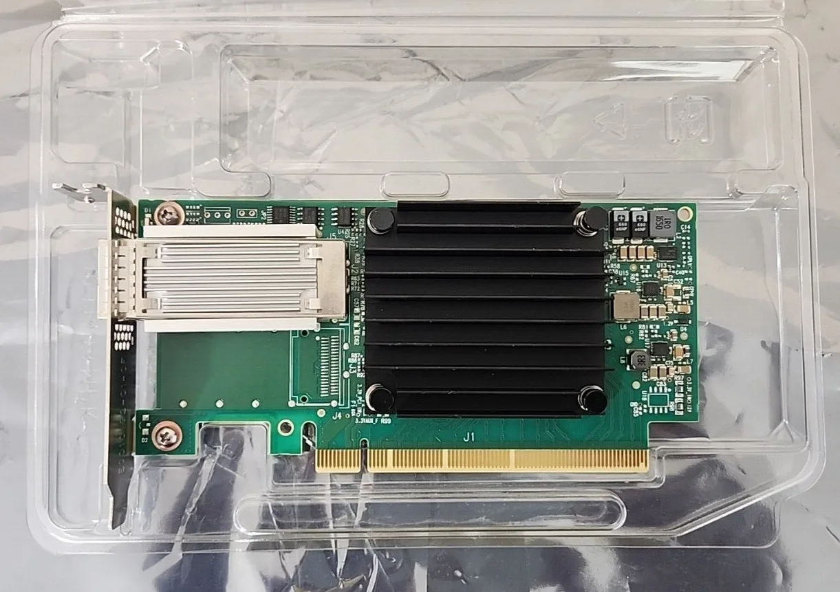 

DELL MELLANOX CONNECTX-4 SINGLE 100GbE QSFP28 NIC CX455A LP MCX455A PCIe 3.0 x16