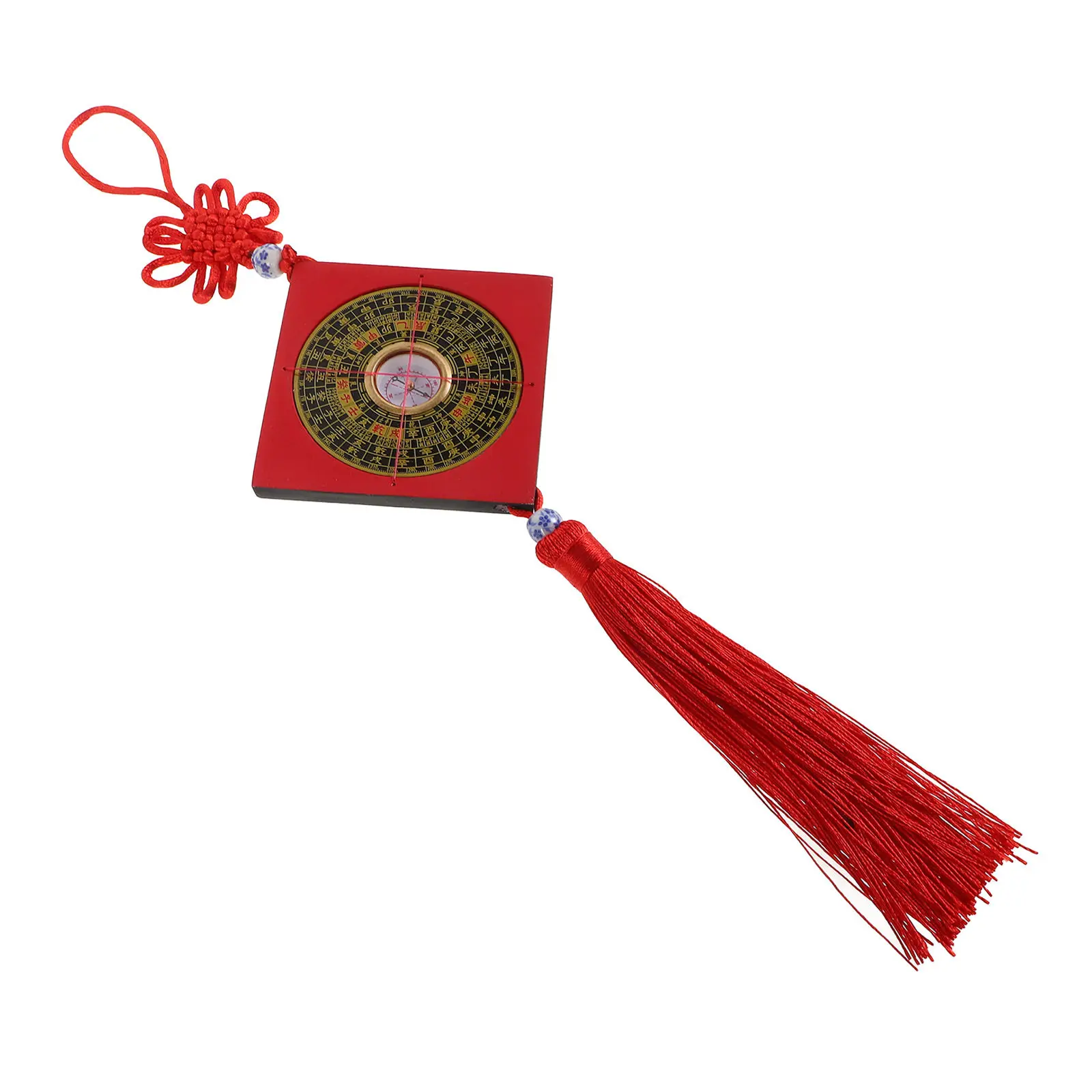 

Портативный компас фэн-шуй в китайском стиле, инструмент для гадания, винтажный декор для дома, подвеска, аксессуар для оформления жилого пространства