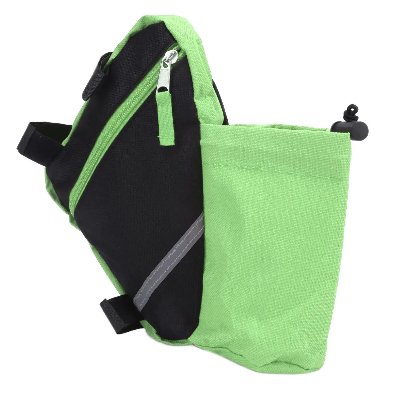 Mountain Bike Triangle Frame Bag - Nylon Storage Pouch for water Bottles & Small Items