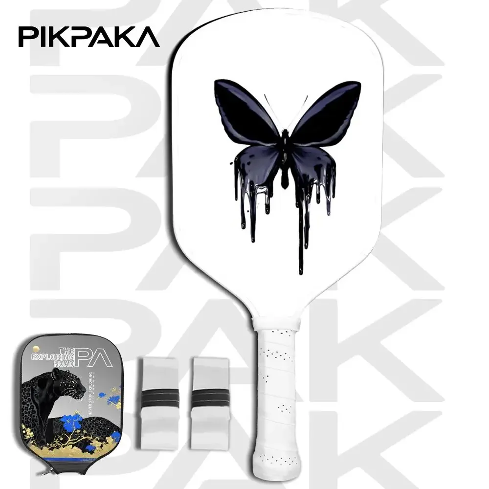 

Classic Butterfly Pickleball Paddle Set USAPA Approved T700 Carbon Fiber Unibody Thermoformed with 16MM Honeycomb CorePower&Spin