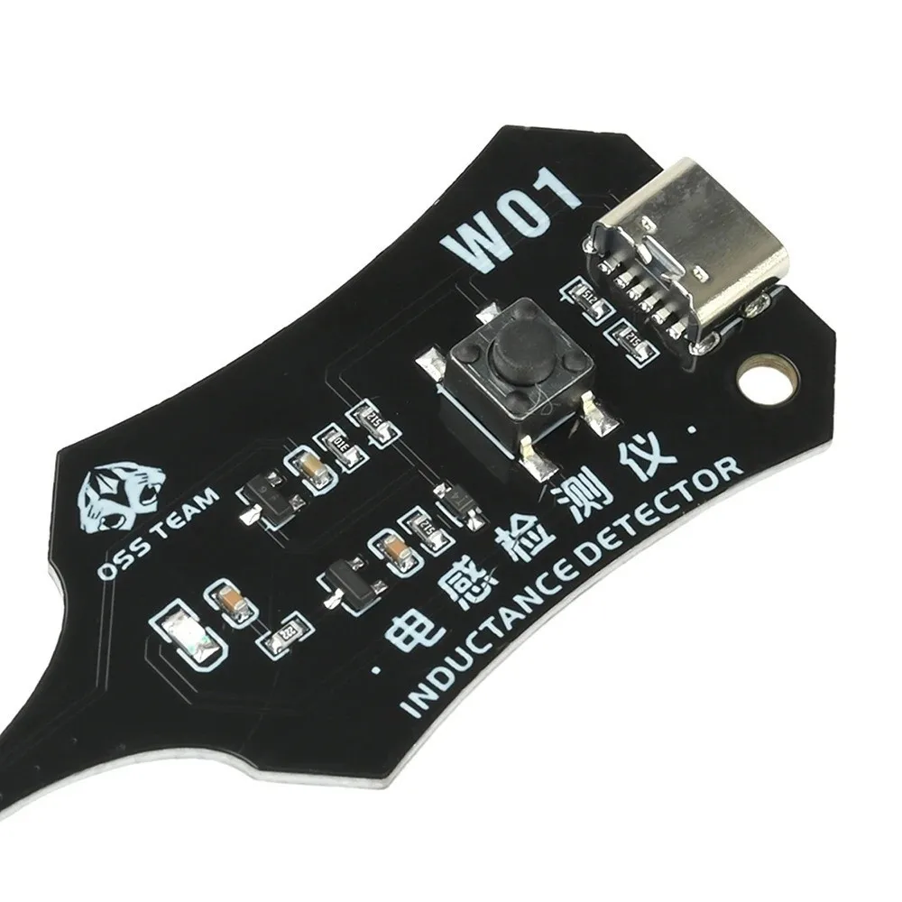 High Accuracy Motherboard Coil Tester Quick Investigation Professional Electromagnetic Induction Tester Type-C Portable