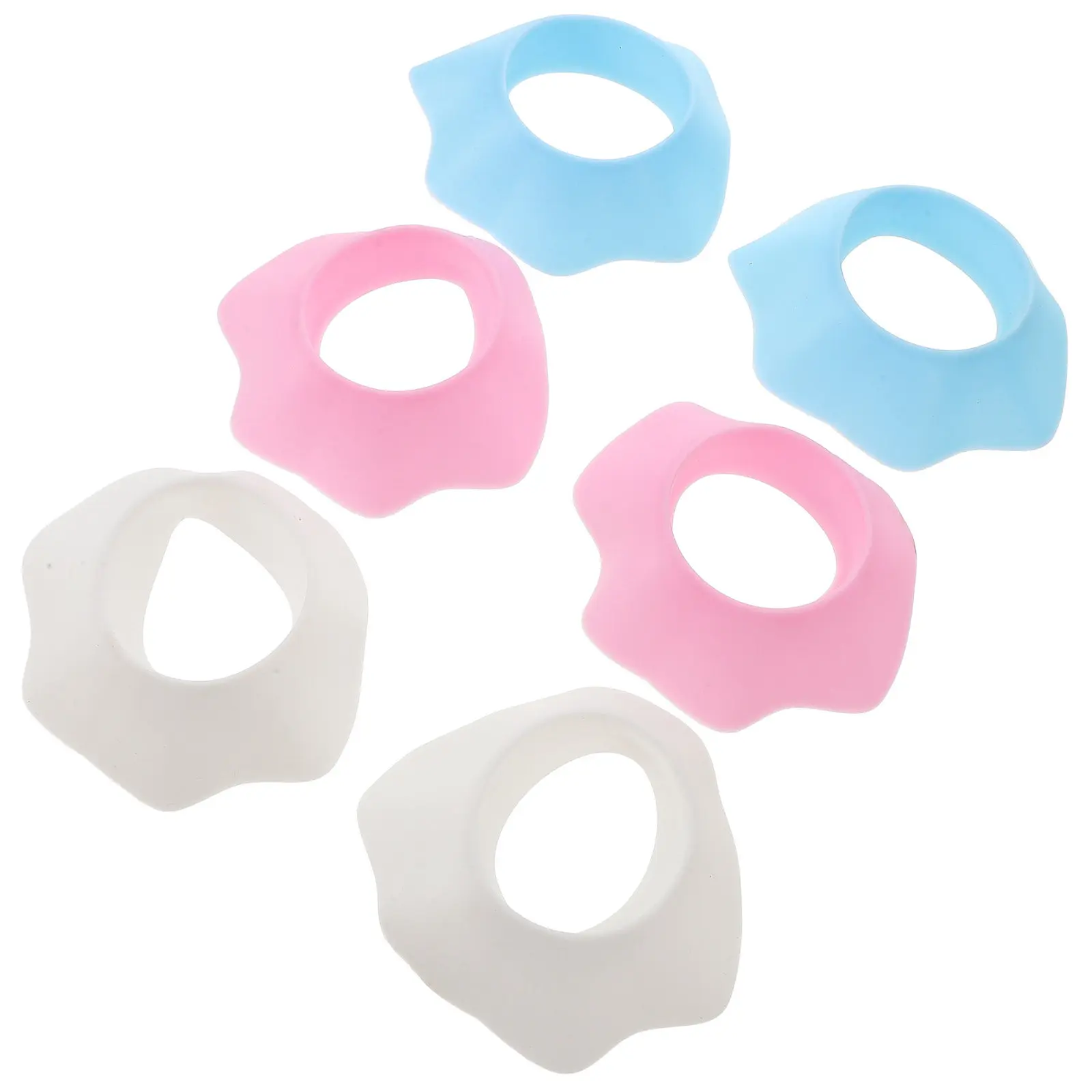 

3 пары силиконовых водонепроницаемых эластичных повязок для умывания, для ухода за кожей, для макияжа и спа-процедур, портативный аксессуар