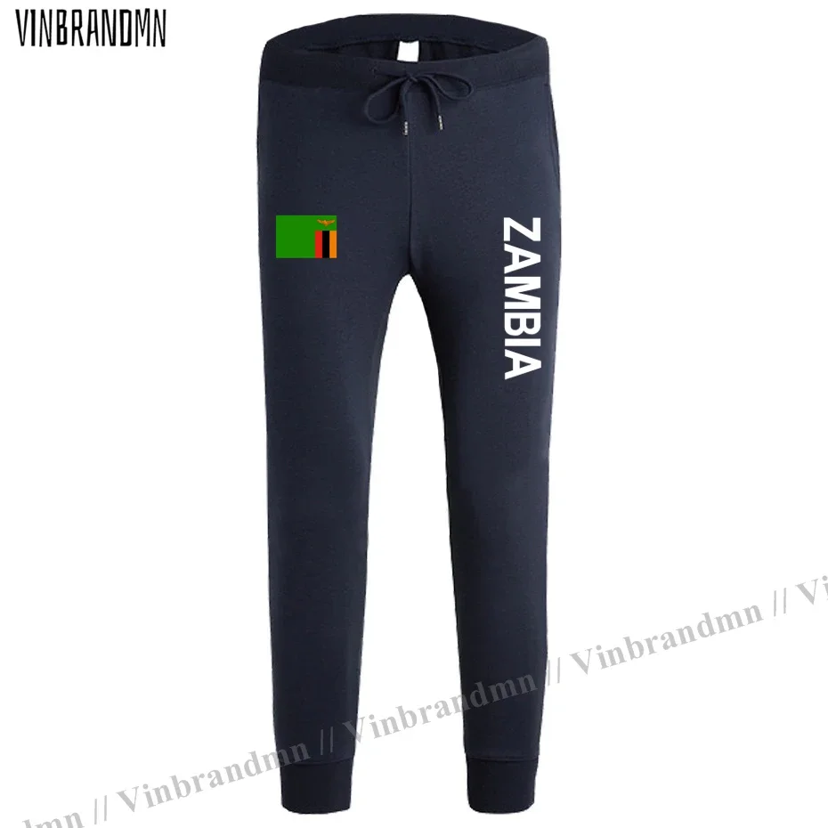 Republic of Zambia Zambian ZMB mens pants joggers jumpsuit sweatpants track sweat fitness fleece tactical casual nation country