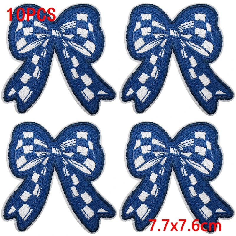 10 Stück Cheerleading-Pailletten-Stern-Aufnäher zum Aufbügeln für Kleidung, Cheer-Schleifen-Herz-Applikationen für Jacken, DIY – Detail 13