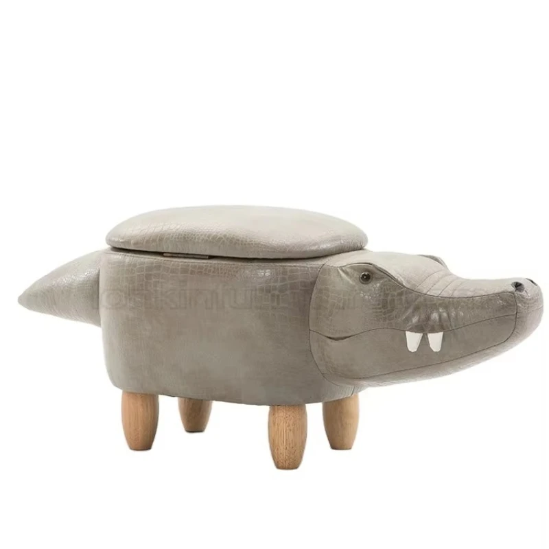 

Pet Crocodile Animal Shape Child Chair Wooden
