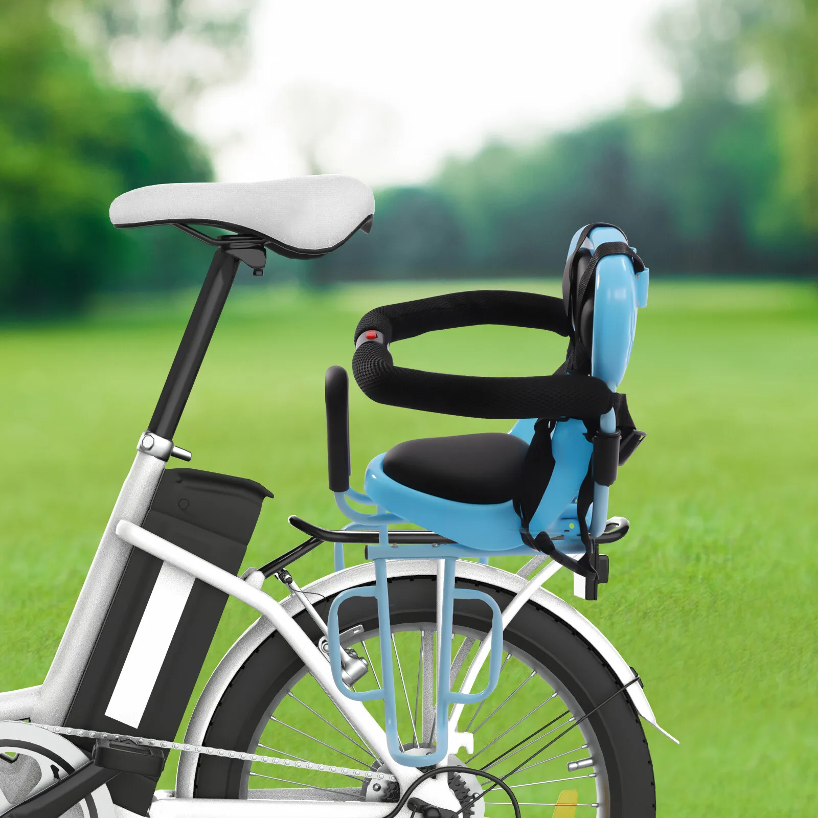 

6 Months-6 Years Old Child Bike Seat Barrier-free Riding Baby Kids Bicycle Removable Design Back Seat