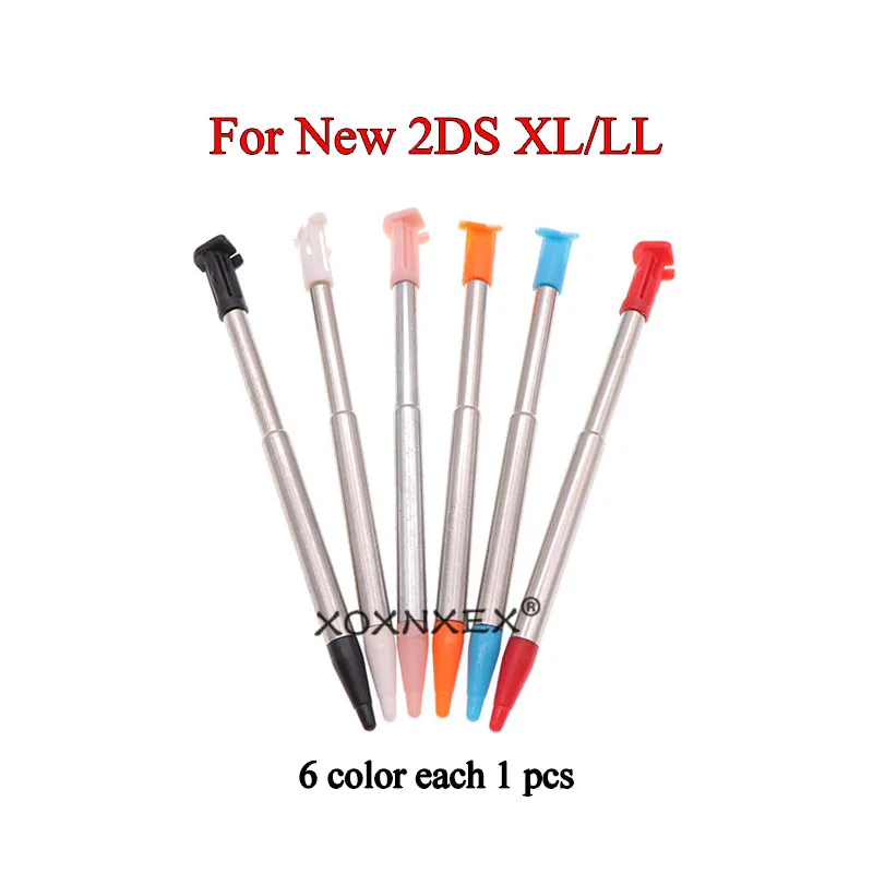 Stylet télescopique en métal pour écran tactile, stylet en plastique, NDS, NDSL, NDSi, Wprospects U, 2DS, 3DS, XL, LL, 3DSXL, 3DSLL, 2DSLL, 2DSXL, Nouveau