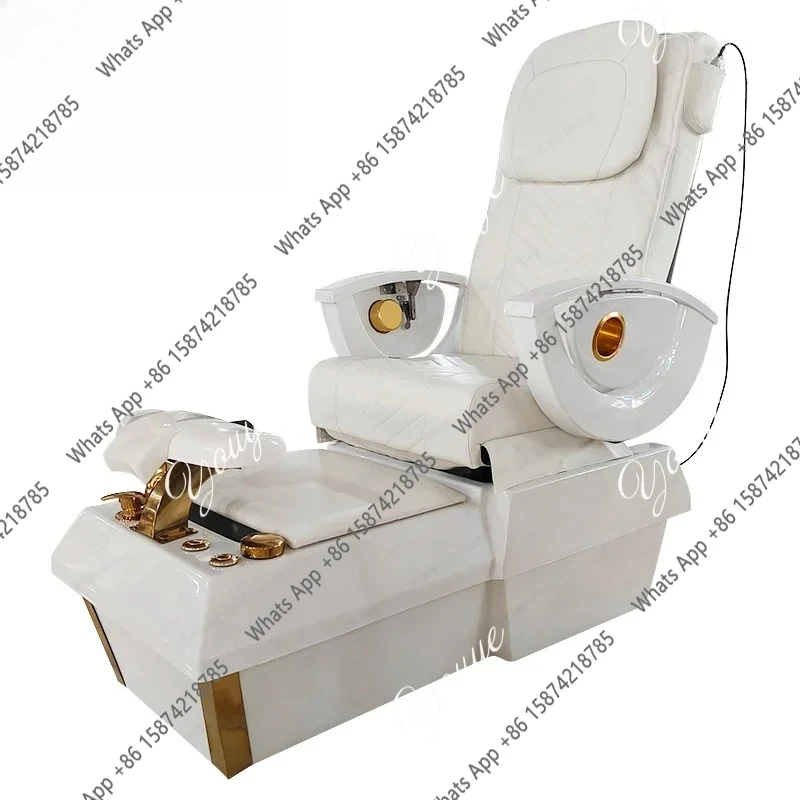 J XinSheng Pedicure Chair Salon Chairs SPA Furniture Back Massage Chair Pedicure Stool Nail Sofa Couch Foot Bath Foot Soaking