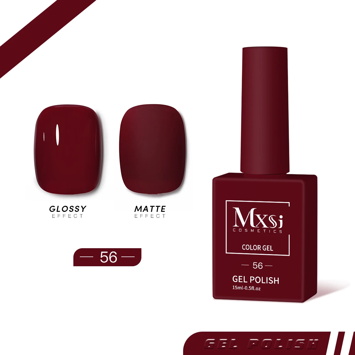 Mxsi 15 ml Gel-Nagellack, Neonbraun, Königsblau, Rot, Grün, Pastell, Nude, Nail-Art-Lack, Gel-Lack, Decklack, UV-Gel-Nagel, nicht eingestellt