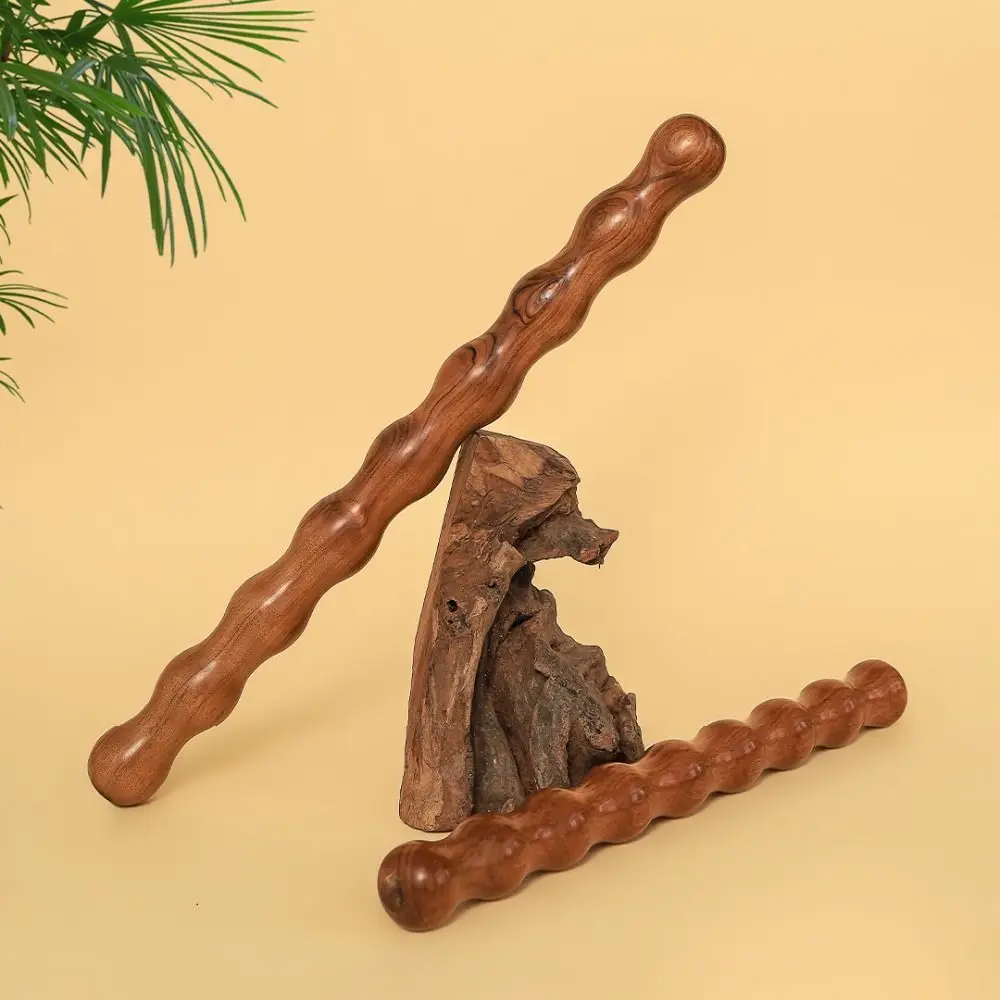 Multi-Functional Chicken Wing Wood Massage Stick Body Shaping Wood Wooden Massage Roller Relaxation Muscle Massage Tool