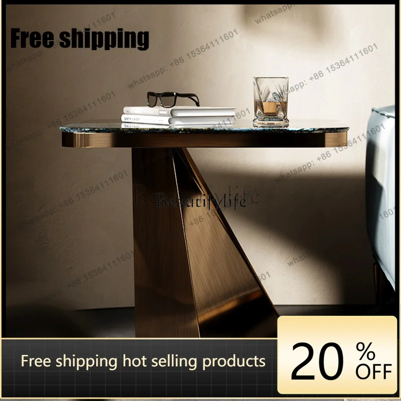 Factory Direct Italian Light Luxury Sofa Side Few Living Room Home Designer Small Apartment Modern Simple Side Table