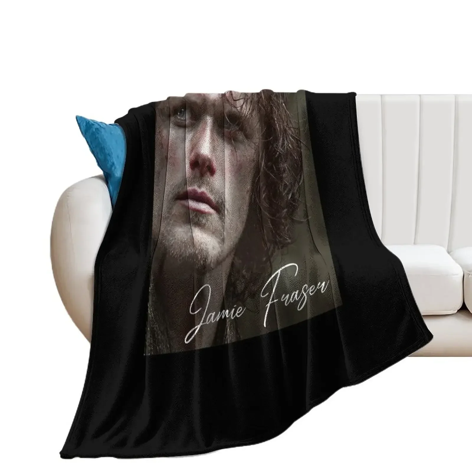 Gifts For Women Jamie Fraser Outlander Gifts For Everyone Throw Blanket Sofa Throw bed plaid Sofas Soft Blankets