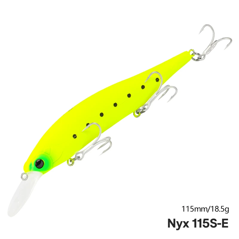 TSURINOYA 115S NYX SinKing Minnow Jerkbait 18,5 g 115 mm Salzwassersystem Künstlicher professioneller Angelköder