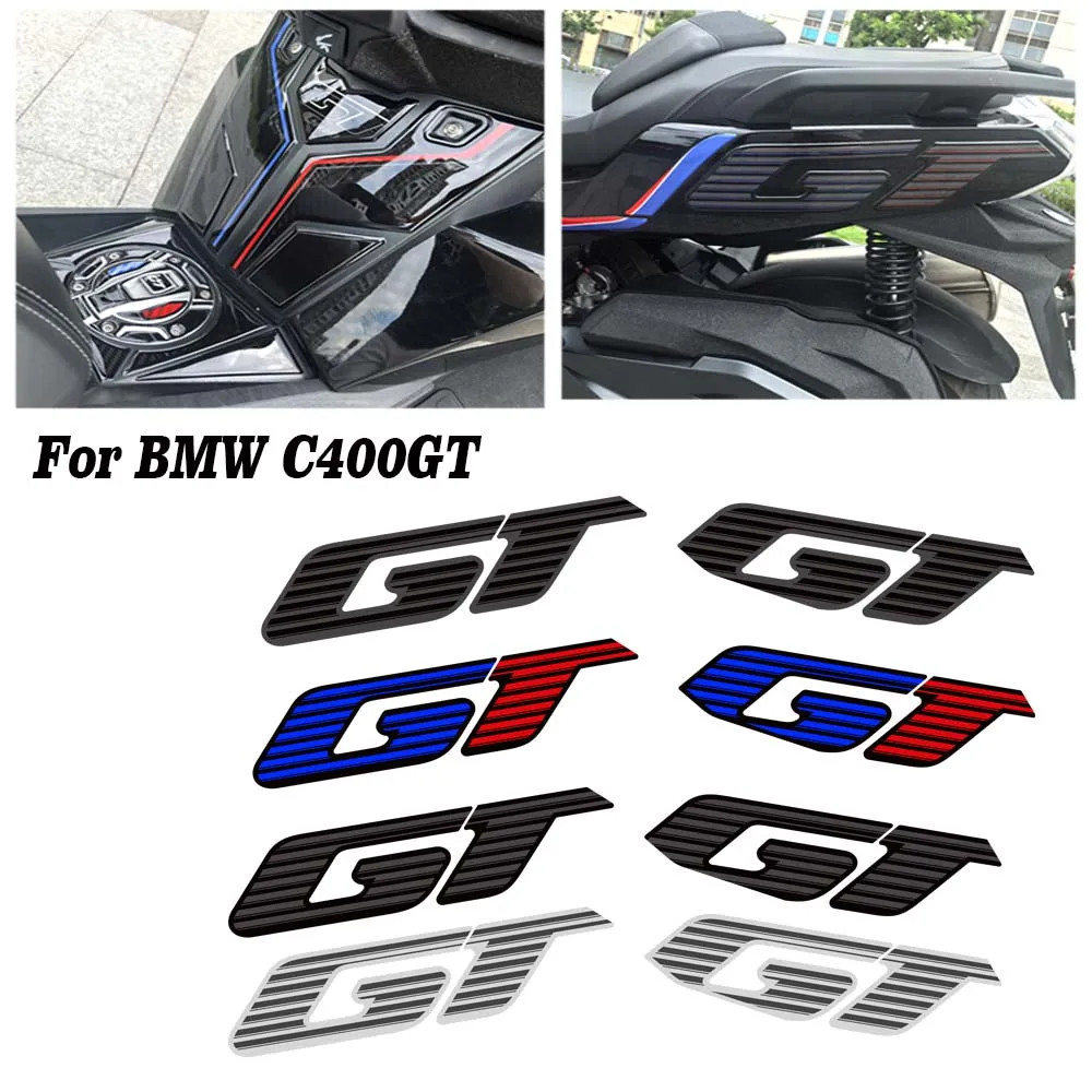 NEW For BMW C400GT Motorcycle Gas Oil Kit Fuel Tank Cap Body Shell Front Face Fairing Fender Stickers Decals for Scooter c 400 g