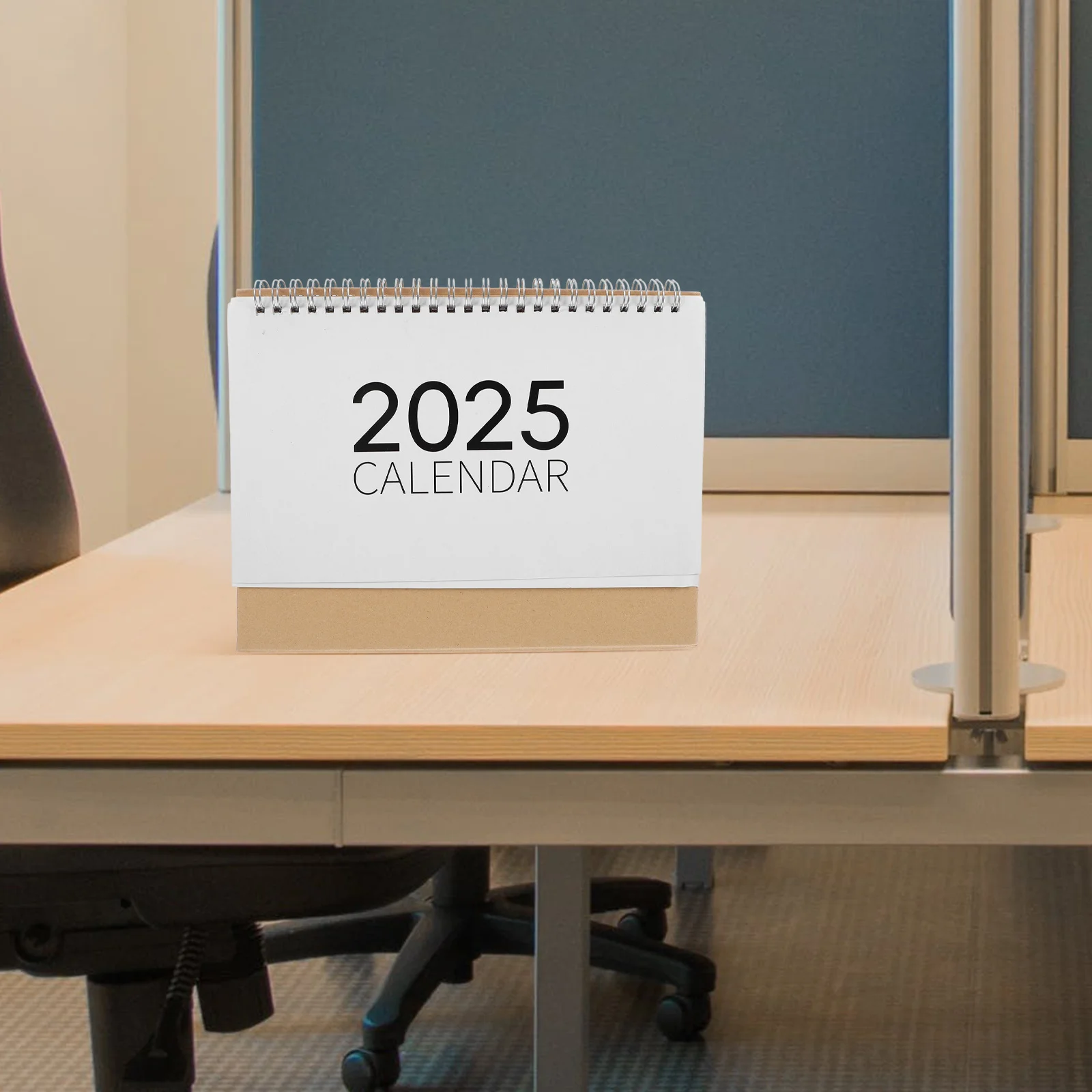 Daily Calendar Desk Planner Simple Design Thick Paper No Ink Bleed Foldable Standup Desktop Calendar For Office Home Decor