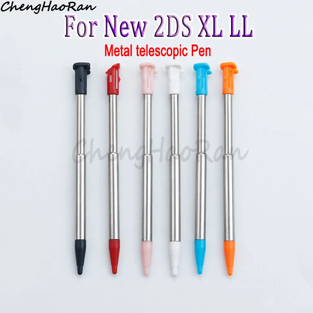 

10 Pcs Metal Retractable Handwrit Pen Stylus For New 2DS XL LL Controller Screen Handwriting Stylus Touch Pen Replacement Parts