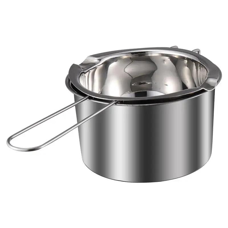 Double Boiler Pot Stainless Steel Chocolate Pot Nice Chic Fine Safe Wax Melting Pot Cheese Melting Pot Chocolate Melting Pot