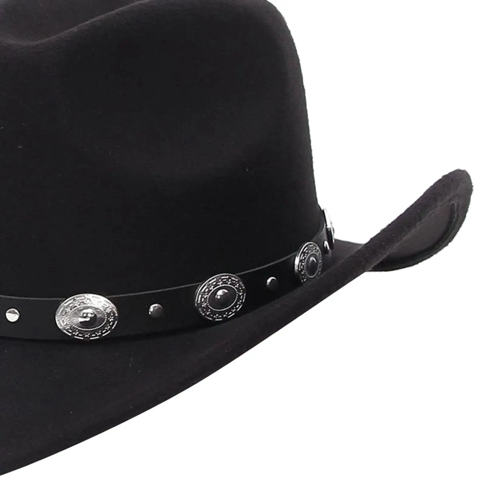 Western Cowboy Hat Sun Protection Hat Costume Accessories Wide Brim Fedora Hat for Outdoor Carnival Performance Fancy Dress image 5