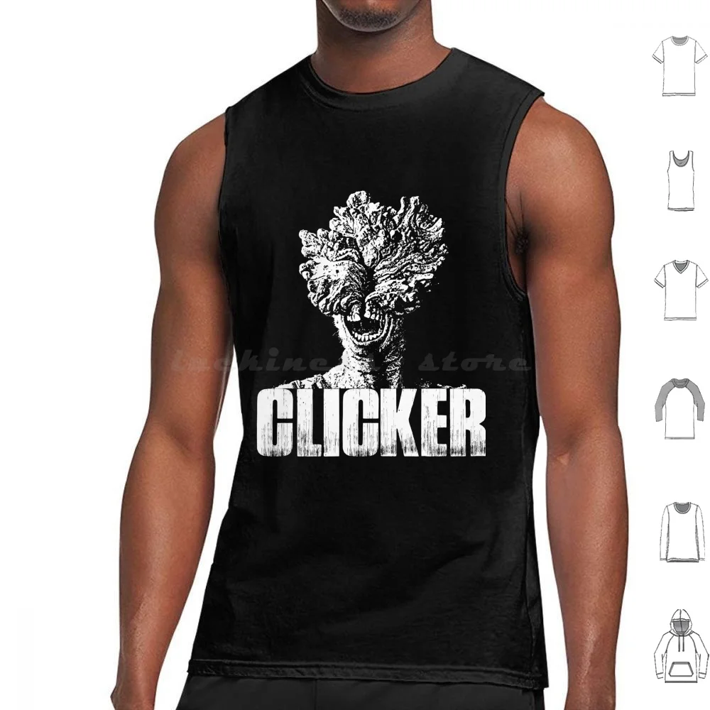 Clicker Tank Tops Vest Sleeveless Last Of Us Zombie Clicker Horror