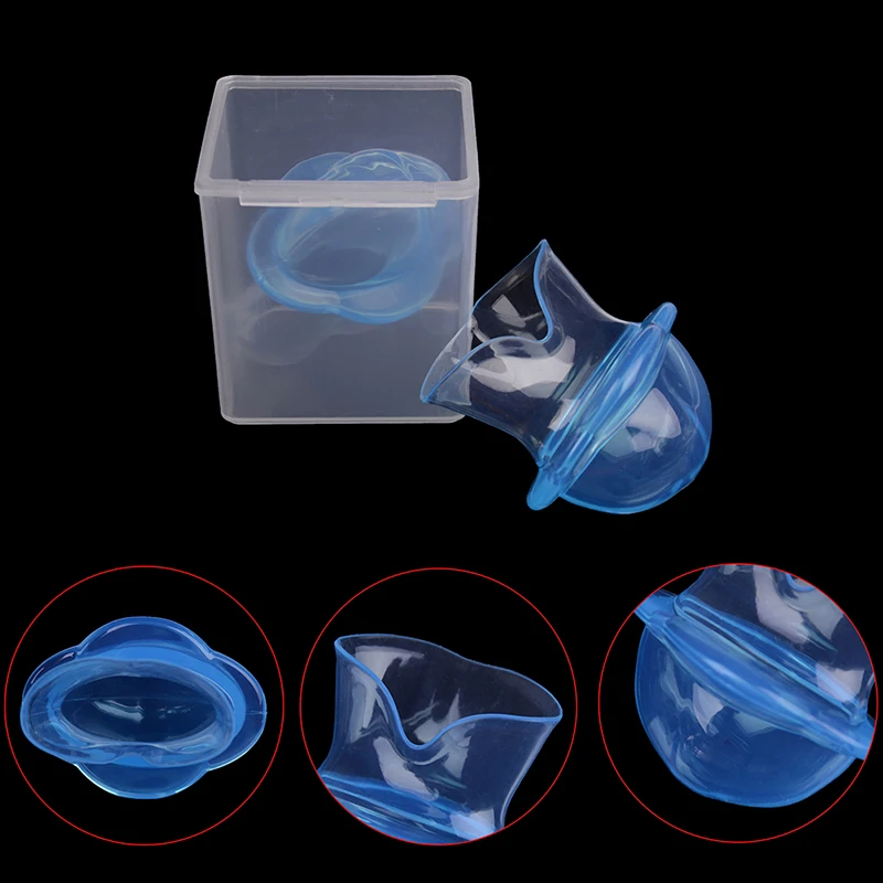 Blue Anti Snore Tongue Soft Transparent Medical Silicone Sleep Apnea Night Guard Anti Snore Device Stop Snore Tongue Retainer