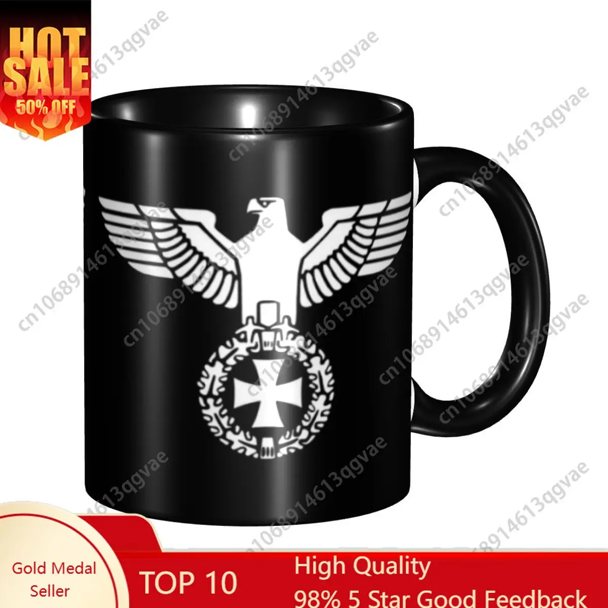 

German Reich Germany Flag Coffee Mugs DIY Custom Ceramic Tea Milk Mug Cup