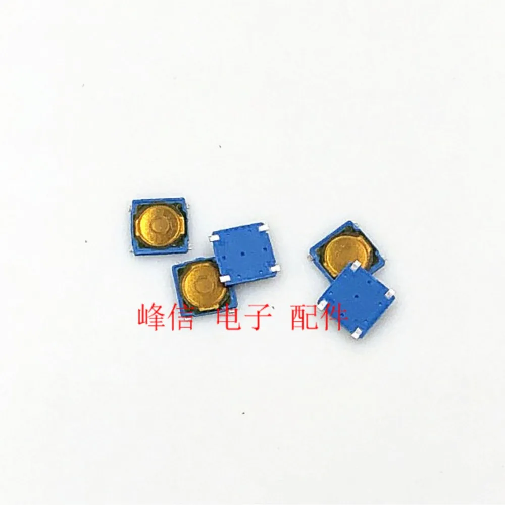 

10Pcs SMD Sheet Membrane Key Switch With Point 4.5*4.5*1 Patch 4 Feet Small Micro-motion Tact Switch