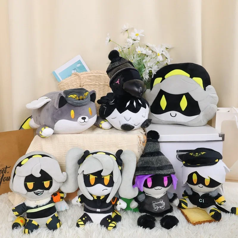 25cm MURDER DRONES Plush Cyn Kawaii Crow Girls Cartoon Anime Character Soft Stuffed Doll Collection Christmas Gifts Toy For Kids