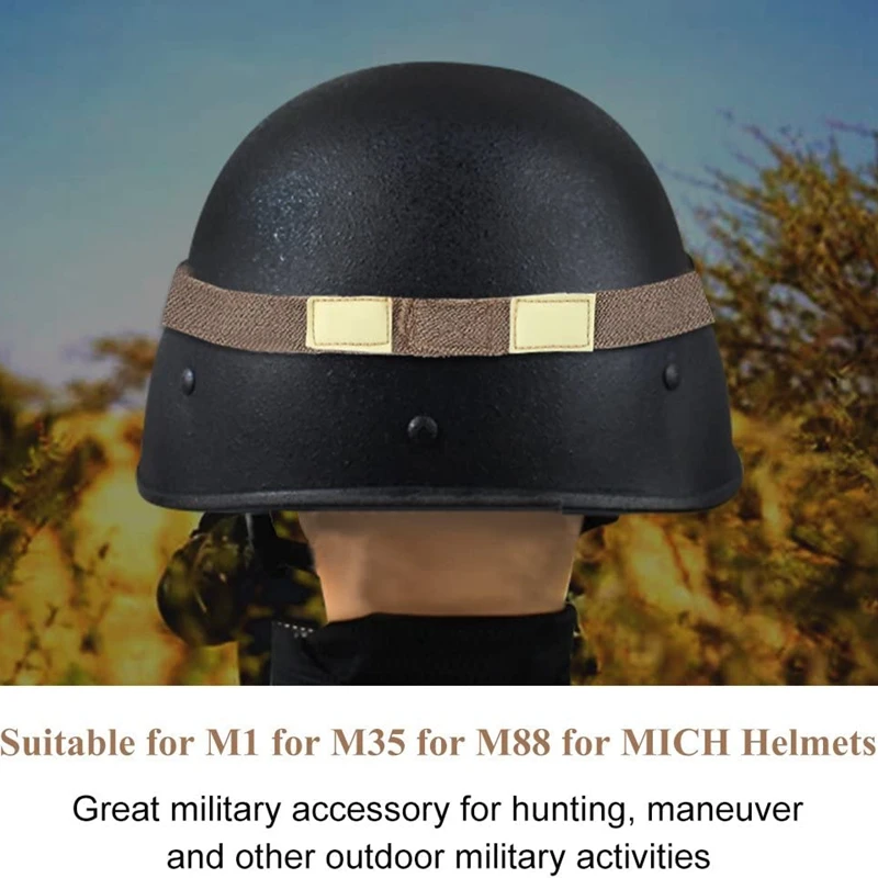 Tactical Helmet Cover GPP Perfect WWII US Army Helmet Net Cover and Eye Belt for M1 M35 M88 Helmet