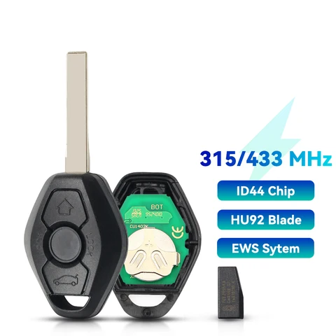KEYYOU EWS Sytem автомобильный дистанционный ключ для BMW E38 E39 E46 X3 X5 Z3 Z4 1/3/5/7 серии 315/433 МГц ID44 чип передатчик бесключевого доступа