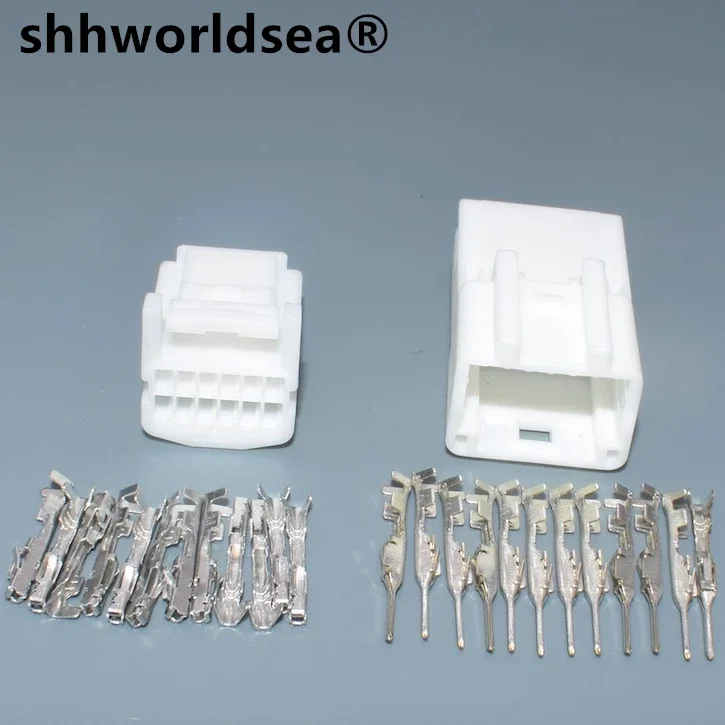 shhworldsea DJ7121S-0.7-21/11 Female Male Connector Plug Jacket Automotic Plug Socket 12 Pin With Pins 1473407-1 1318774-1