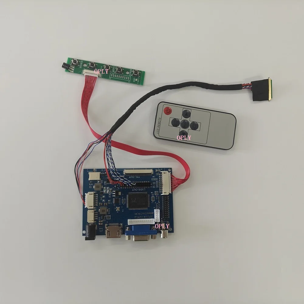 Controller board HDMI-Compatible Kit for B101AW01 V1 B101AW01 V2 B101AW01 V0 WLED VGA 2AV 40Pin LCD Panel LVDS 1024×576 Display