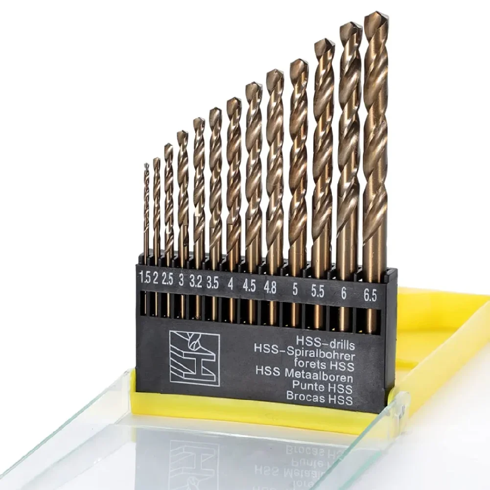 

13PCS Metric Drill Bits Set (3/16”-1/2”) Tip Work for Glass Metal Tile Concrete Professional Masonry Drill Bits Tungsten Carbide