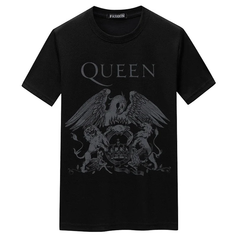 QUEEN Queen Rock Band Hip Hop T-shirt Cotton fashion women\'s shirt Punk Vintage Street T-shirt Top Print T-shirt