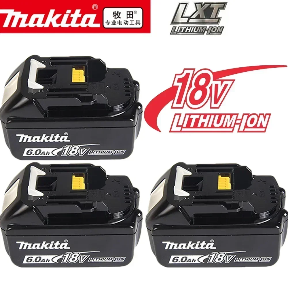 

For Makita 18V Original Makita 6Ah/5Ah/3Ah Battery BL1830B BL1850B BL1850 BL1840 BL1860 BL1815 Replacement Lithium batteries