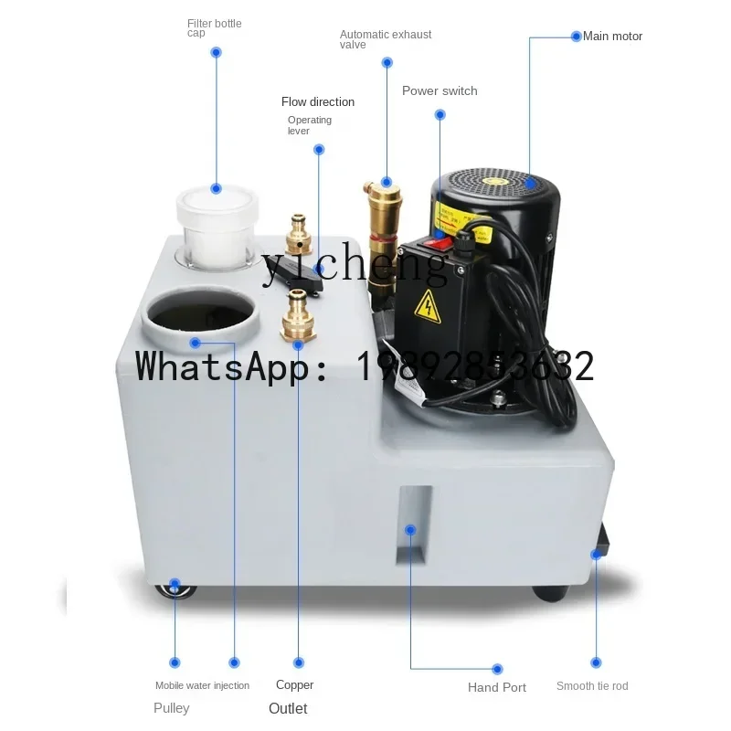 آلة تنظيف تسخين الأرضية ABB، تنظيف الغلايات المعلقة على الحائط، تنظيف حراري أرضي متعدد الوظائف وعالي الكفاءة