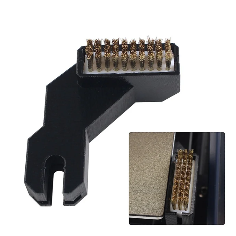 Alat Sikat Pembersih Printer 3D Canggih Sikat Gigi Kawat Tembaga Pegangan Sikat Tembaga untuk Nosel Pembersih Anycubic Vype Hotend