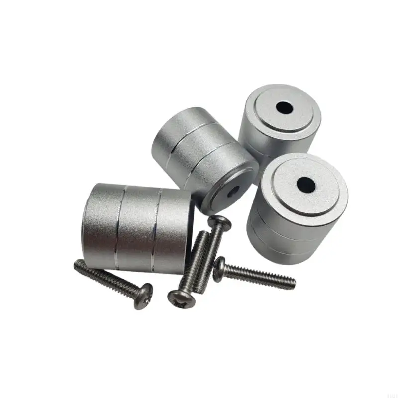 Protector suelo antideslizante para chasis PC, patas aluminio, amortiguador vibraciones, novedad 2025