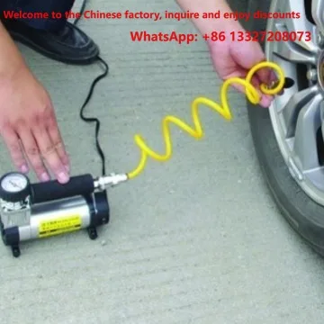3035A Portable car metal horizontal bar air pump, multi-function air pump for self-driving travel