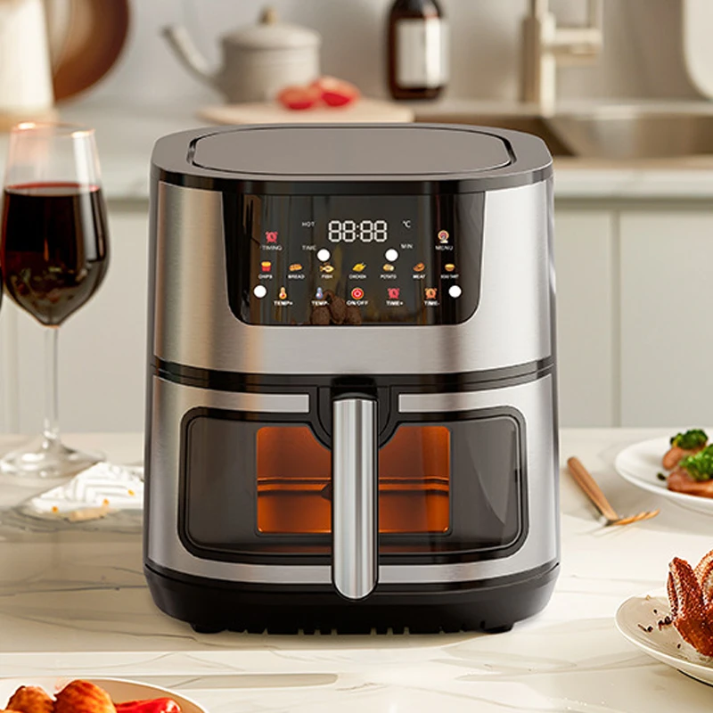 

Умная фритюрница для кухни, 15 л, безмасляная электрическая фритюрница из нержавеющей стали, духовка без масла