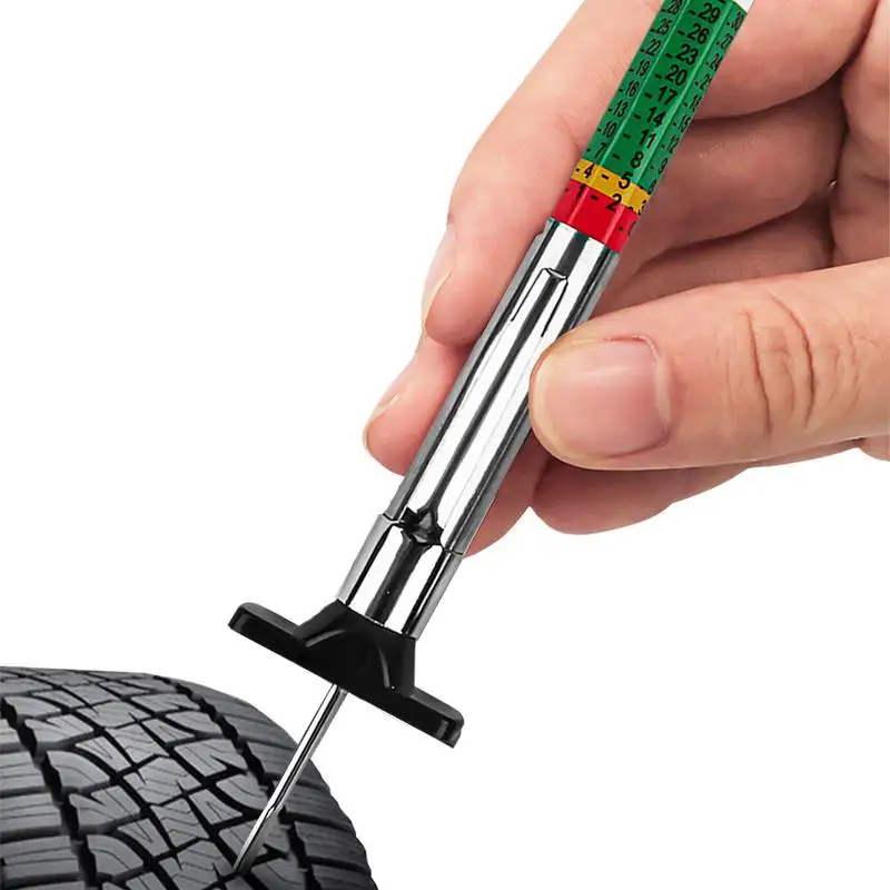 

Small Tyre Tread Depth Gauge Beginners Tyre Tread Depth Gauge With Clear Scale Home And Car Repair Shop Accurate Measurement