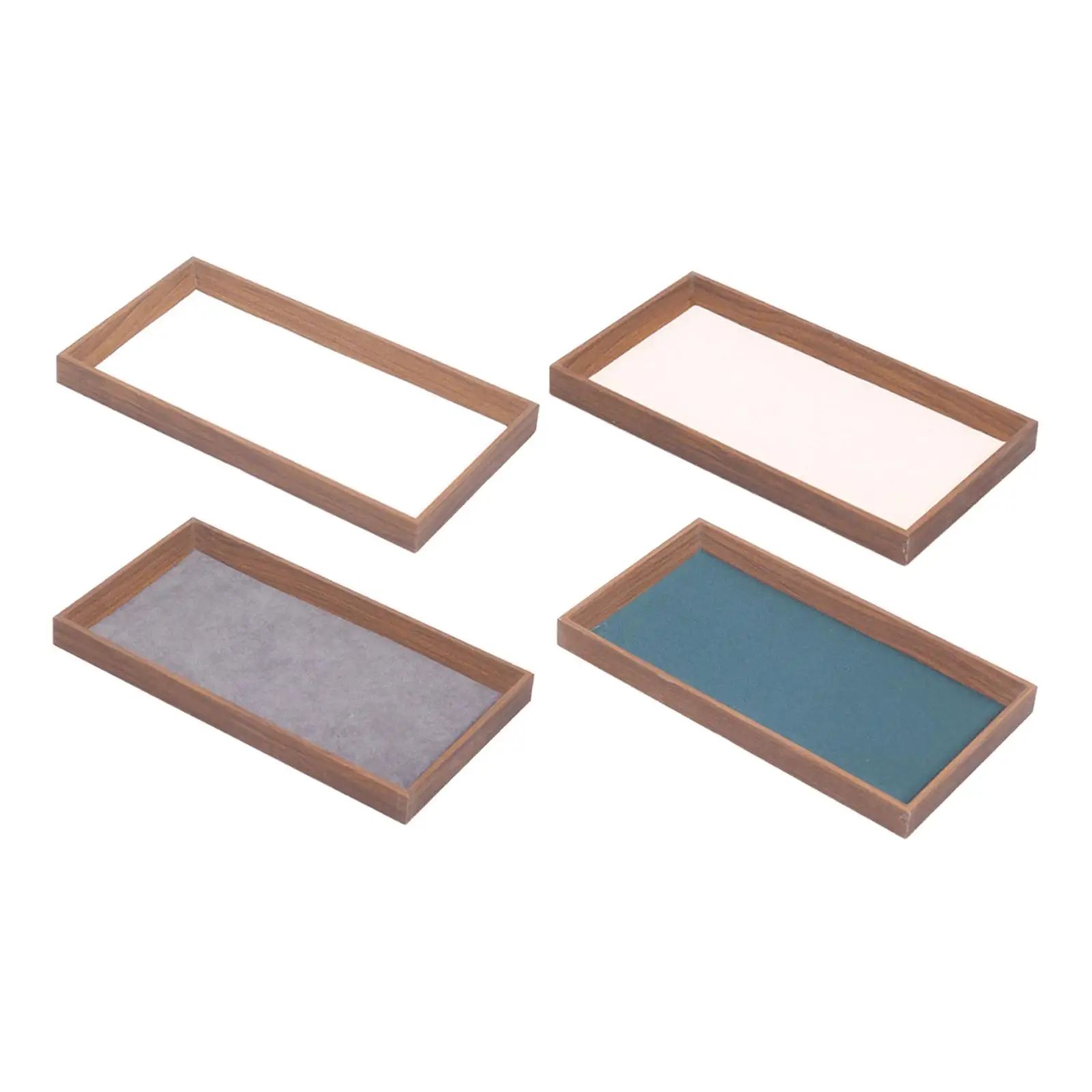 

Jewelry Tray Jewelry Holder for Rings Bracelet Earrings Necklace Showcase Flat