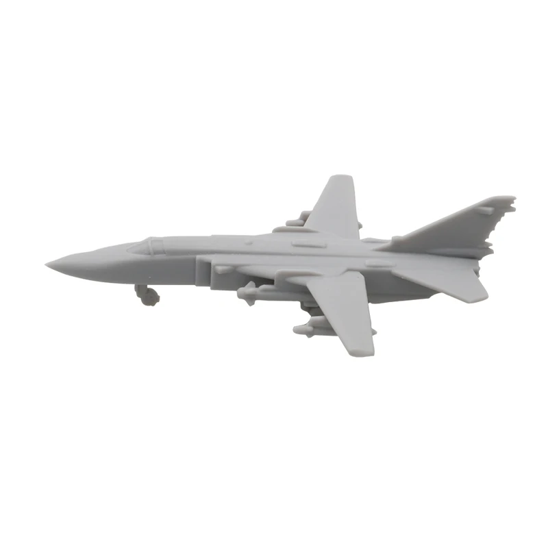 10PCS Multipurpose Fighting Aircraft SU-24 Resin Model with Landing Gear Simulation Battle-plane Puzzle Toys 1/2000 700 400 350