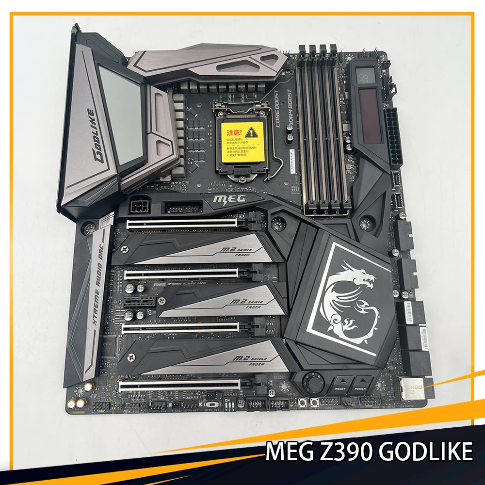 MEG Z390 GODLIKE For Msi PC Desktop Motherboard LGA1151 DDR4 128G E-ATX SATR3*6 M.2*3 U.2 USB3.1 Support I9