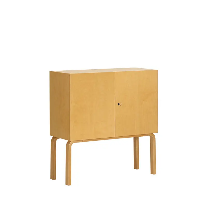 

Nordic solid wood dining side cabinet designer replica home locker living room locker modern simple storage cabinet